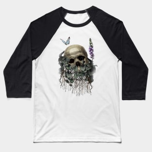 Skull and Nature Baseball T-Shirt